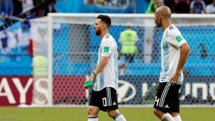 بدء مسلسل الاعتزال بعد خروج الأرجنتين