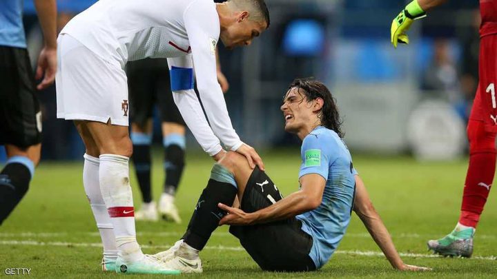 تصريحات "مقلقة" بشأن إصابة كافاني