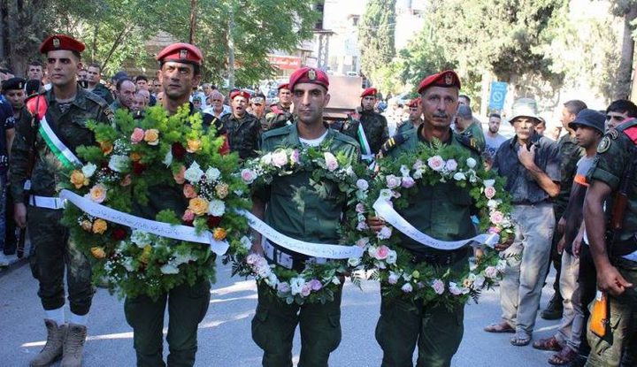 الأمن الوطني يقيم بيت عزاء لشهداء الواجب في جنين