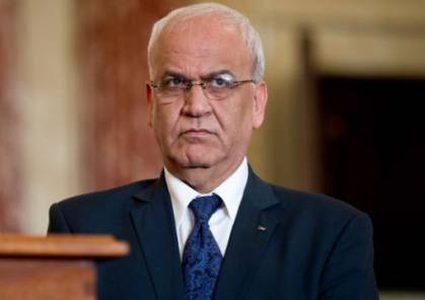 عريقات: سنتوجه للجنايات لتقديم شكوى ضد ترامب