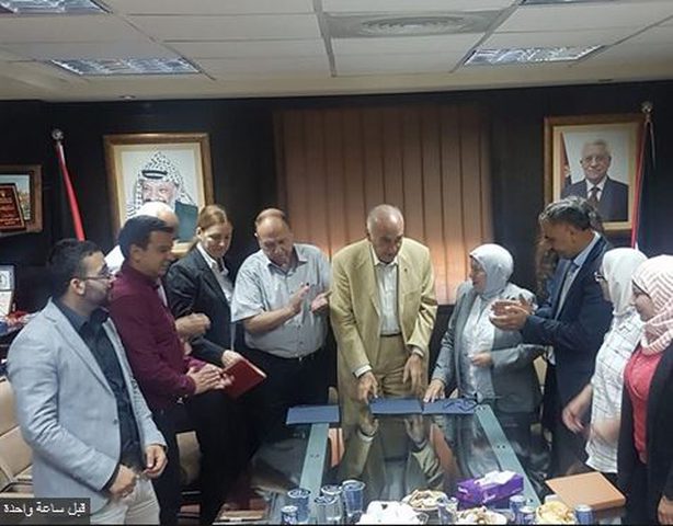 توقيع اتفاقية تمويل "وقفية القدس" لمدرسة الحصاد النموذجية