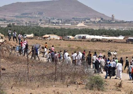 نزوح آلاف السوريين من ريف درعا