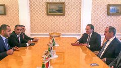 لافروف يلتقي الأمين العام لوزارة الخارجية العمانية