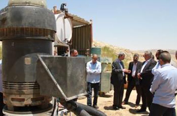 غنيم يتفقد آبار مياه عين سامية