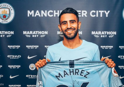 مانشستر سيتي يضم الجزائري رياض محرز