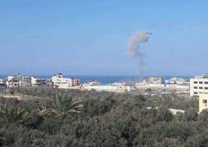 نجاة مواطنين من صاروخ إسرائيلي شرق رفح