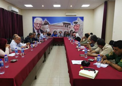 استعدادات في جنين لمواجهة الكوارث الطبيعية