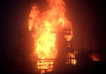 انفجار في محطة وقود قرب مطار القاهرة