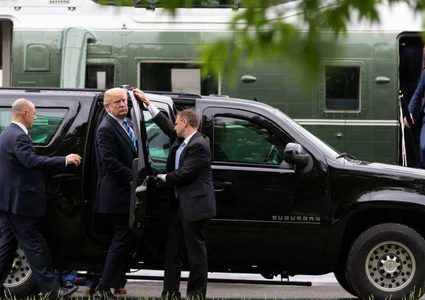 سيارات البيت الأبيض تسبق ترامب إلى اسكتلندا