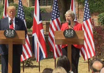 اتفاق بين ماي وترامب لمواجهة ايران.. فما هو؟