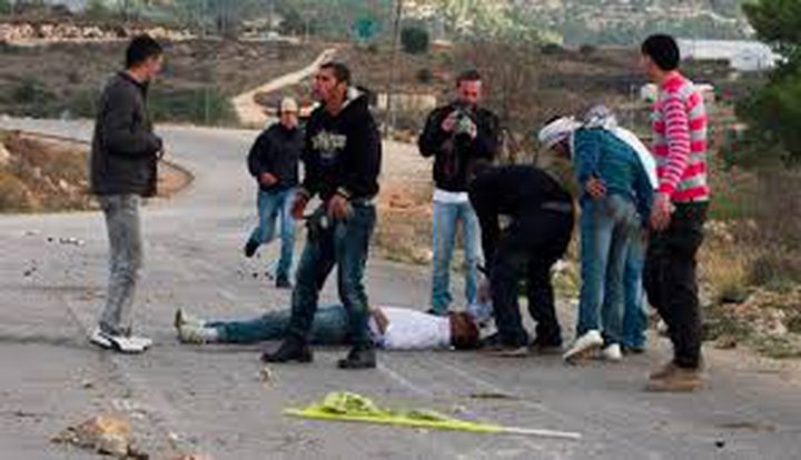 إصابة شاب برصاص المستوطنين جنوب نابلس