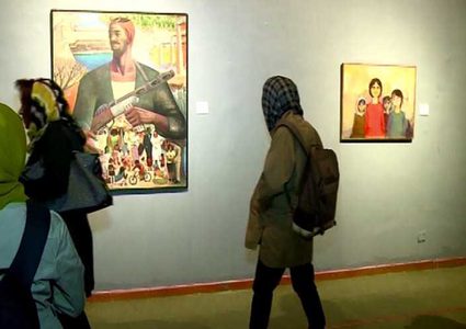 افتتاح معرض عودة للفن التشكيلي في متحف درويش