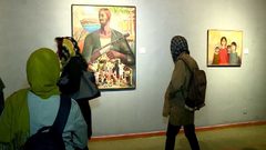 افتتاح معرض عودة للفن التشكيلي في متحف درويش