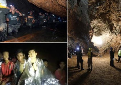 قصة إنقاذ أطفال كهف تايلاند في فيلم سينمائي