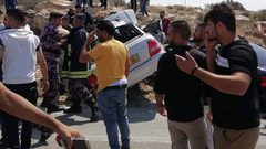 مصرع مواطنة وإصابة 7 بحادث سير