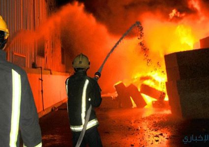 الدفاع المدني يحد من احتراق مطعم وسط جنين