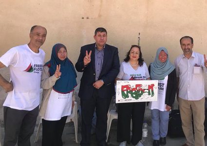 بالصور: سفن كسر الحصار انطلقت