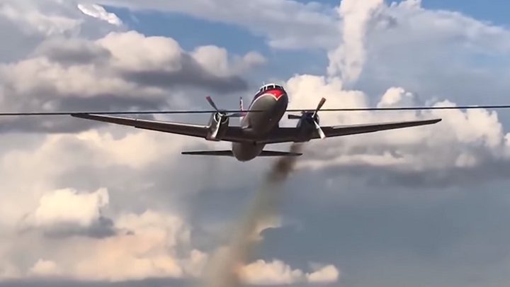 راكب يوثق اللحظات المروعة لتحطم طائرة (فيديو)