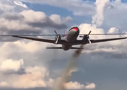 راكب يوثق اللحظات المروعة لتحطم طائرة (فيديو)