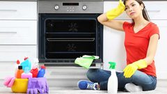 خطوات تنظيف فرن الغاز من بقع الزيت