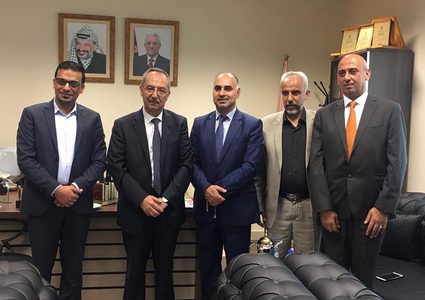 أبو عيطة يلتقي القائم باعمال رئيس جامعة النجاح