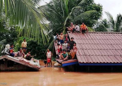 كارثة لاوس تجتاح كمبوديا وتشرد الآلاف