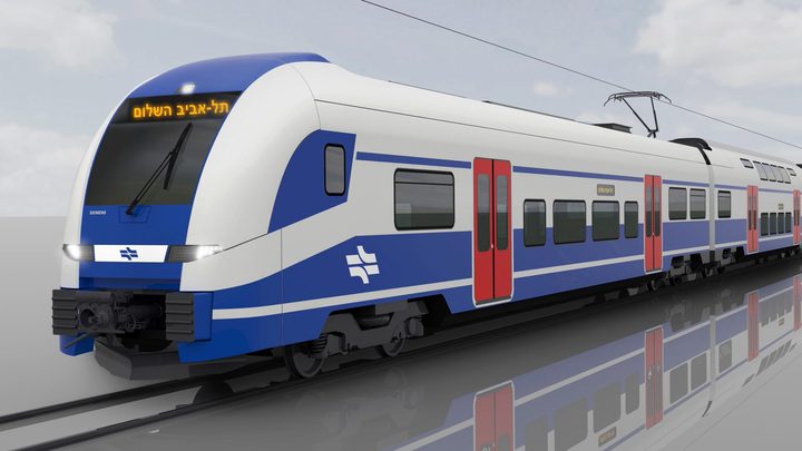 إنشاء أول قطار كهربائي في إسرائيل