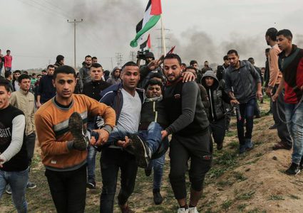 إصابة شاب برصاص الاحتلال شرق غزة