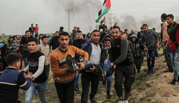 إصابة شاب برصاص الاحتلال شرق غزة