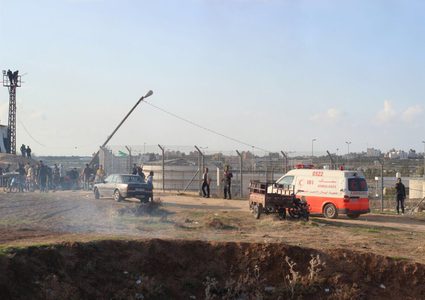 اصابة مواطن برصاص الاحتلال شرق غزة