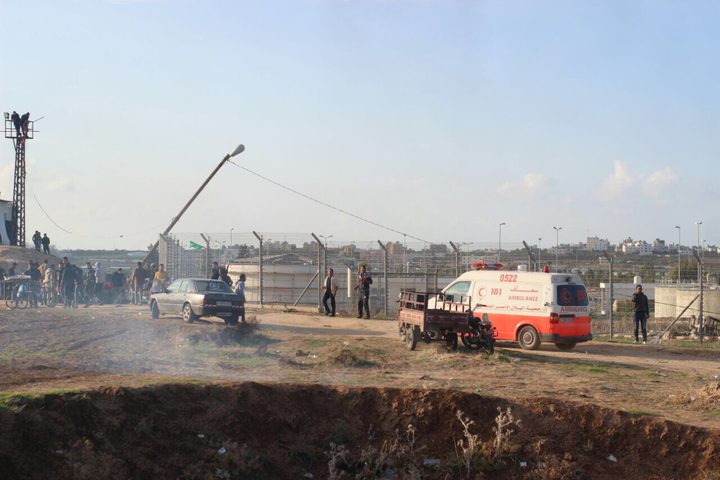 اصابة مواطن برصاص الاحتلال شرق غزة