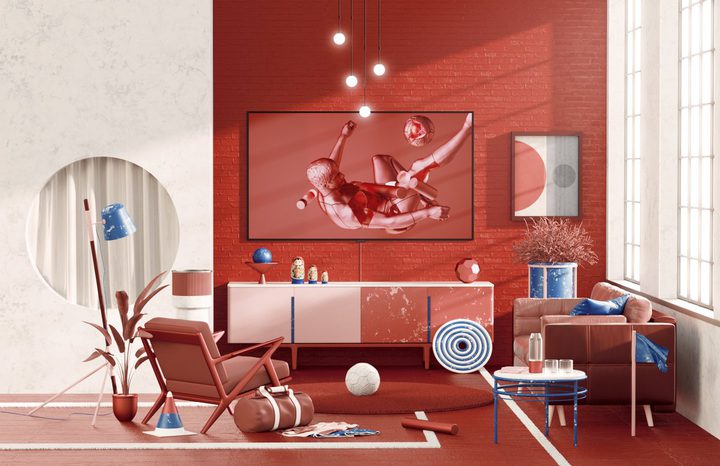 تلفزيون "يختفي" بالاندماج مع محيطه من سامسونغ