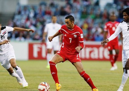 الفدائي يسقط على أرضه وديا أمام العراق