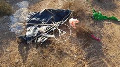 سقوط طائرة ورقية حارقة في مستوطنة قرب نابلس