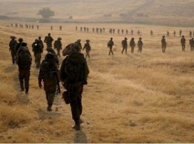انتشار لقوات الاحتلال وتدريبات شرق جنين
