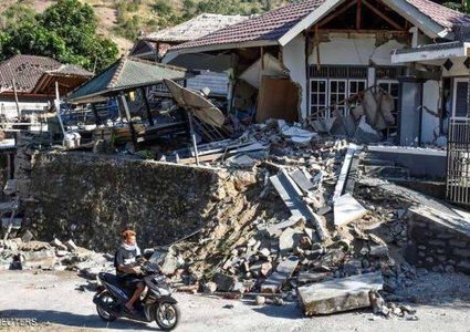 زلزال إندونيسيا الاخير غيّر معالم جزيرة لومبوك