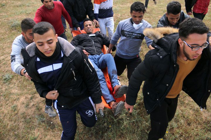 إصابة مواطنين برصاص الاحتلال شرق غزة