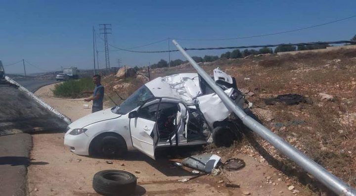 حوادث سير متفرقة بجنين توقع إصابات