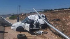 حوادث سير متفرقة بجنين توقع إصابات