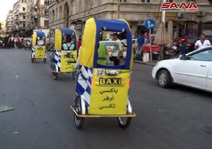 وسيلة نقل جديدة تغزو شوارع دمشق!