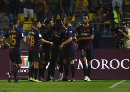 برشلونة يتجاوز عقبة إشبيلية ويفوز بـ"السوبر"