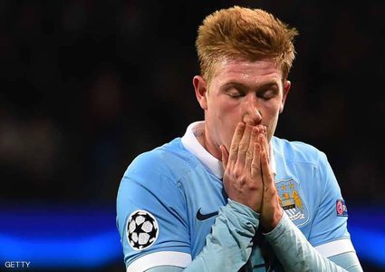 إصابة دي بروين تقلق جماهير مانشستر سيتي