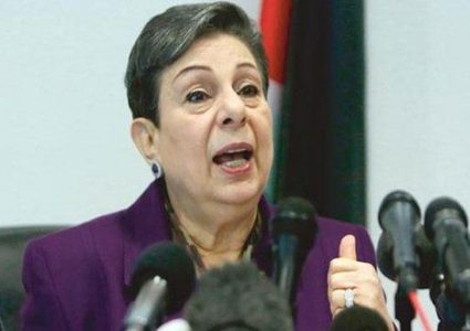 عشراوي تعلن إستراتيجية عمل دائرة الدبلوماسية