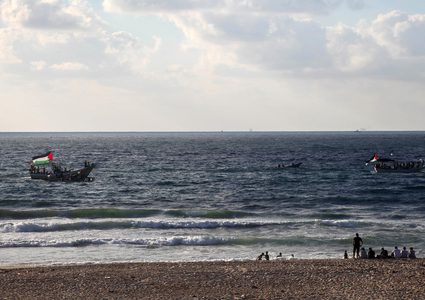 مسير بحري لكسر الحصار عن قطاع غزة