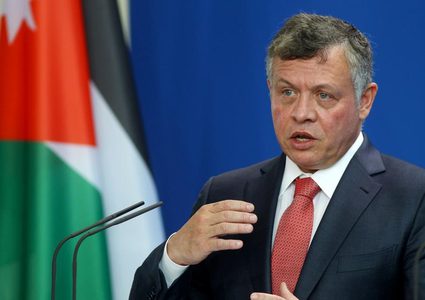العاهل الأردني: موقفنا ثابت تجاه القضية الفلسطينية