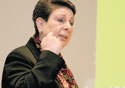 عشراوي:التوسع الاستيطاني دليل على سرقة فلسطين كلها