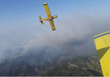 إندلاع حريق كبير في مستوطنة نتساريم غربي قطاع غزة