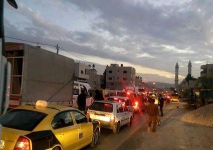 الاحتلال يغلق حاجز حوارة جنوب نابلس
