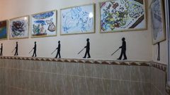 معرض فني لضعاف البصر والمكفوفين