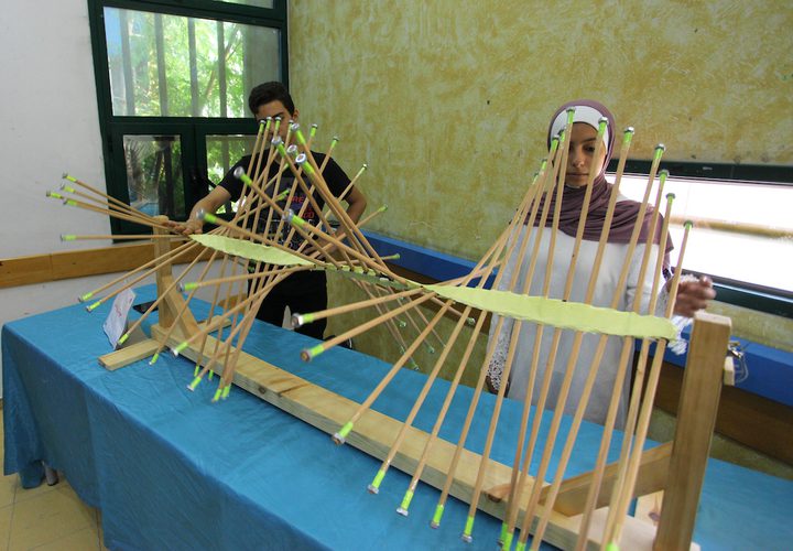 أطفال من غزة يشاركون في المعارض العلمية والتكنولوجية والفنية بمؤسسة القطان